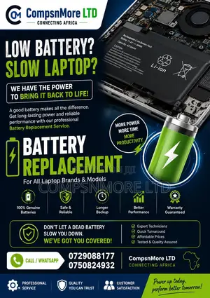 Laptop Battery Sale and Replacement