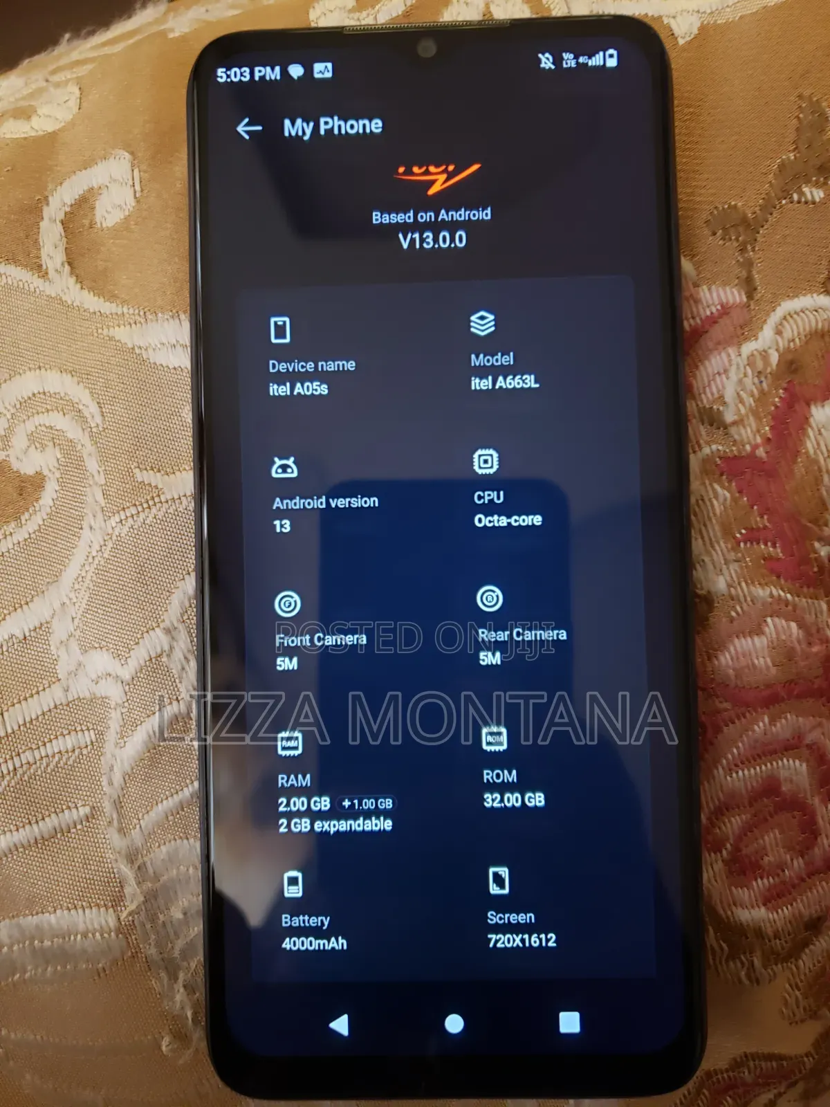 Itel A05s 32 GB Blue