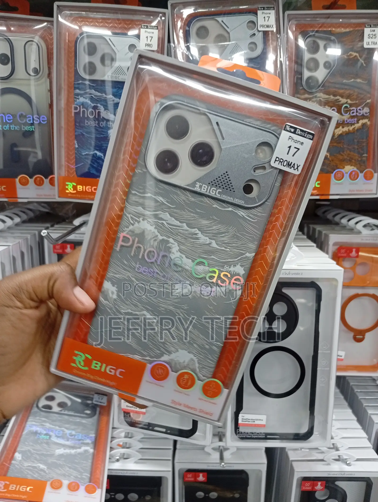 iPhone 17 Pro Max Ocean Wave Light, and Durable Case