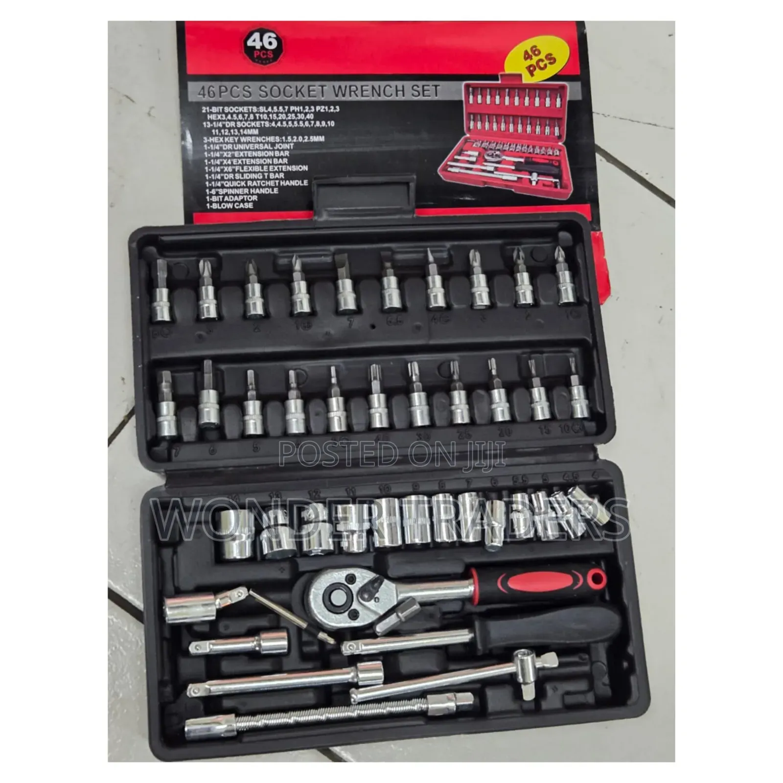 46pcs Socket Wrench Set