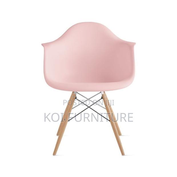 Dining Chairs; Eames Home Dining Chairs With Armrest - thumbnail 2