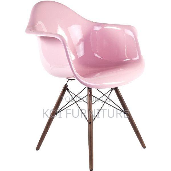 Dining Chairs; Eames Home Dining Chairs With Armrest - thumbnail 3