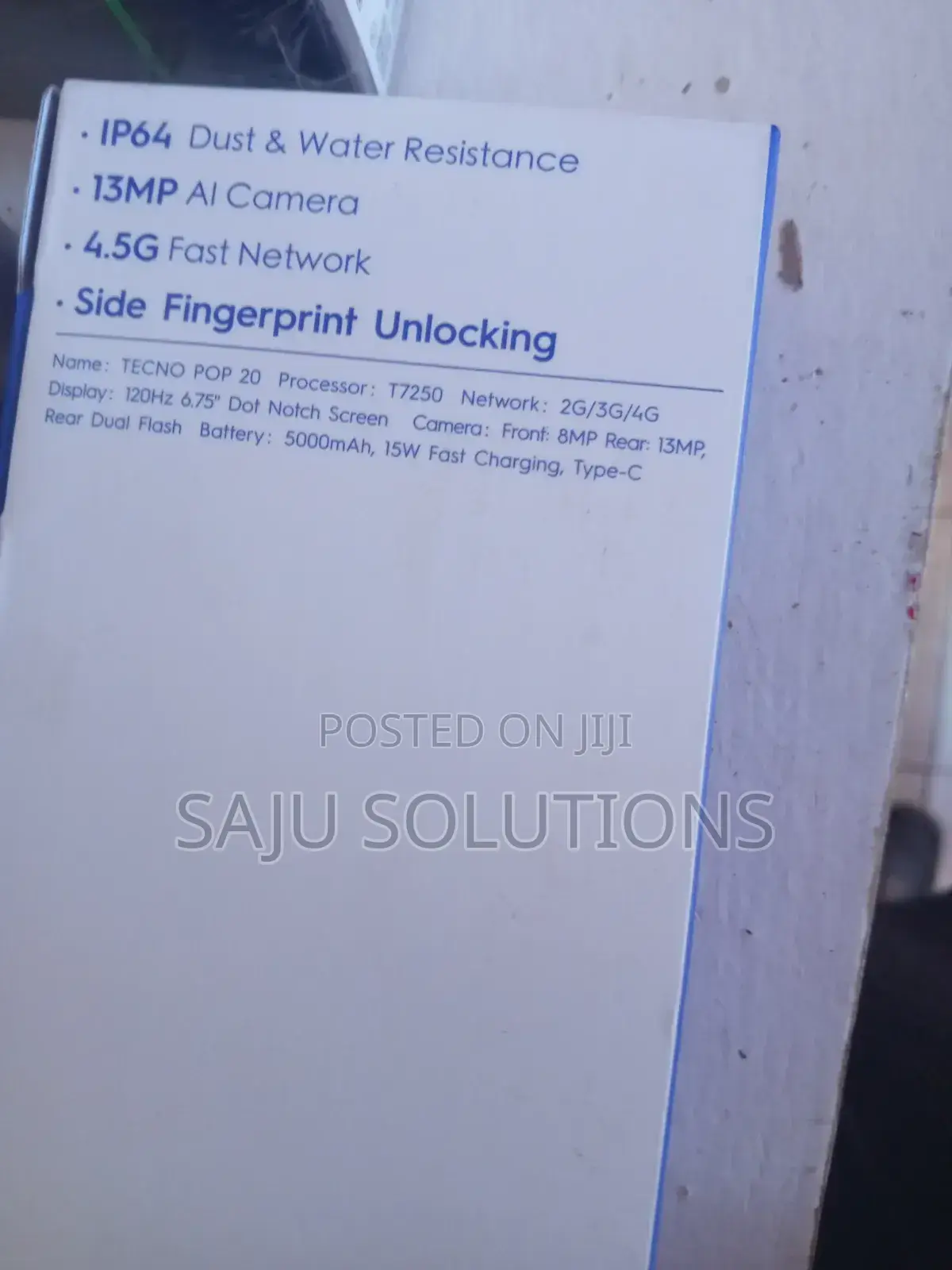 New Tecno Pop 10 64 GB