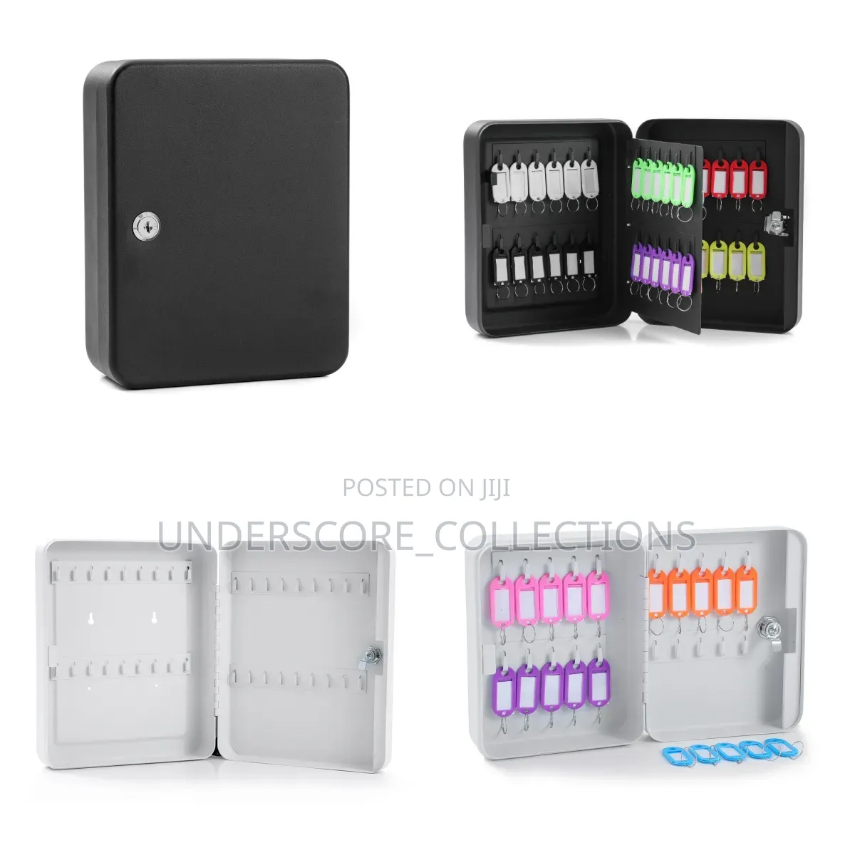 Key Cabinet With Key Tags 48keys Grey