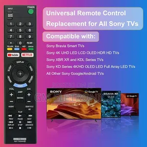 High Quality RMT-Tx200p Sony Tv Replacement Remote With Batteries.
