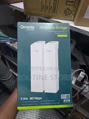 Tplink Wireless Accesspoint Longrange Indoor/Outdoor Eap 215 Bridgekit