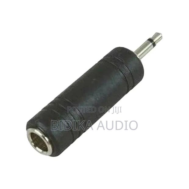 Mono 1/4" (F) to 3.5 Mm (M) Audio Adapter Jack