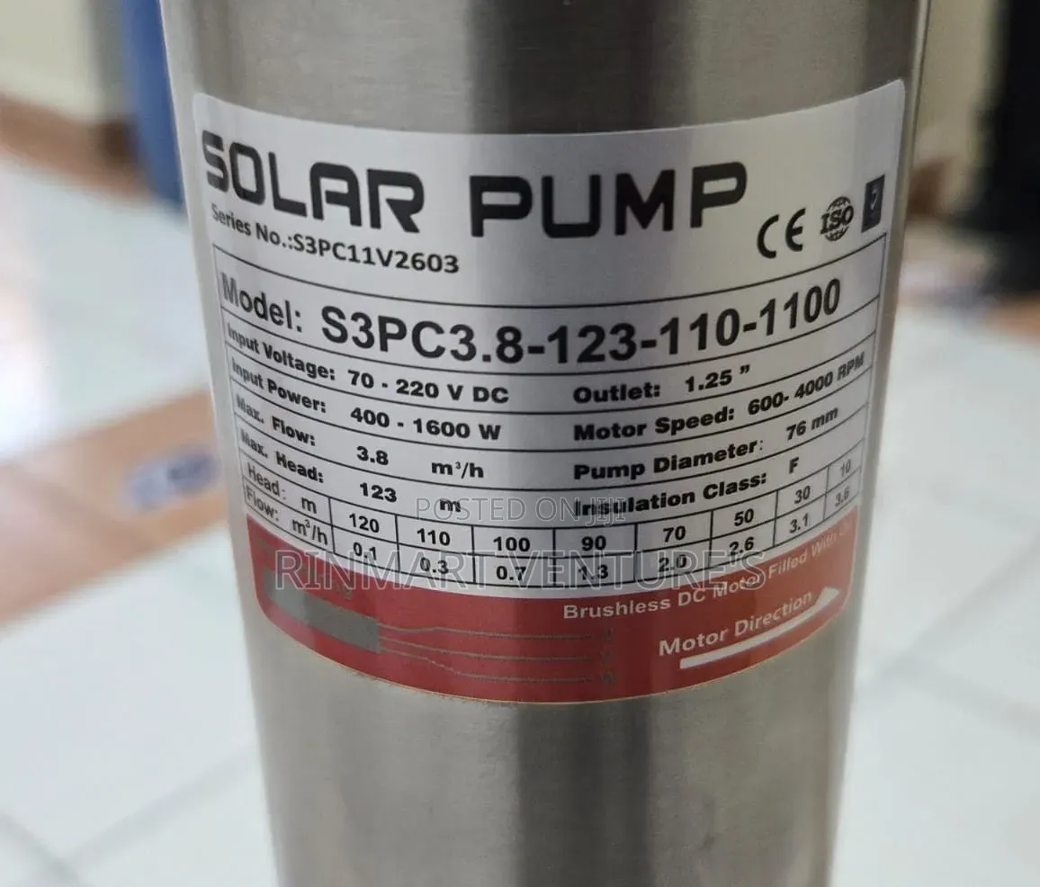 Solar Submersible Pump/Submersible Pump 123m