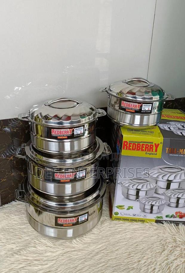 Tallmax Hotpot Set of 4pcs Capacity:2000,3000,4000 and 5000ml