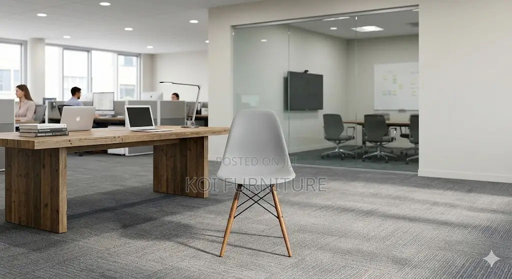 Dining Chairs; Modern Eames Biopee Armless Dining Chairs