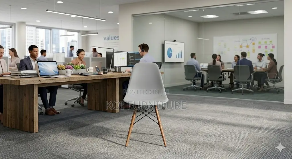 Dining Chairs; Modern Eames Biopee Armless Dining Chairs