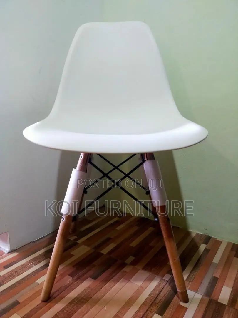 Dining Chairs; Modern Eames Biopee Armless Dining Chairs