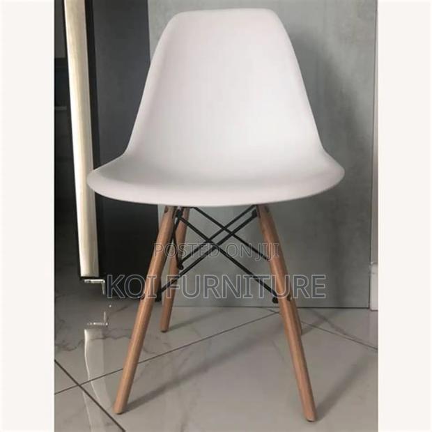 Dining Chairs; Modern Eames Biopee Armless Dining Chairs - thumbnail 11