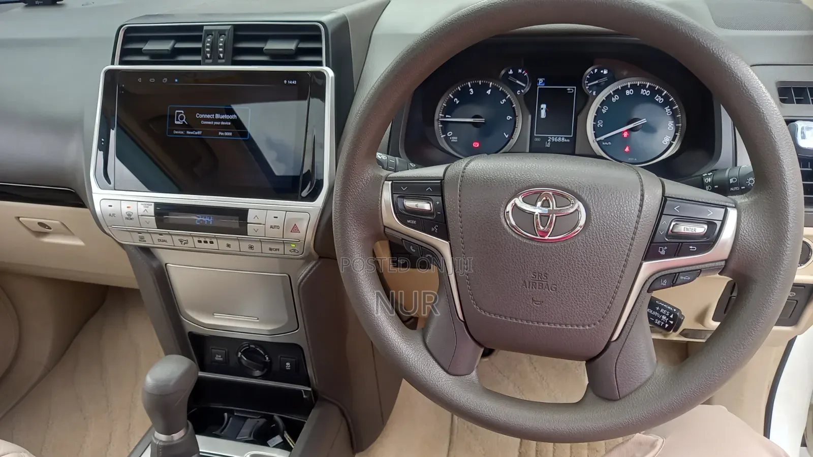 Toyota Land Cruiser Prado 2021 White