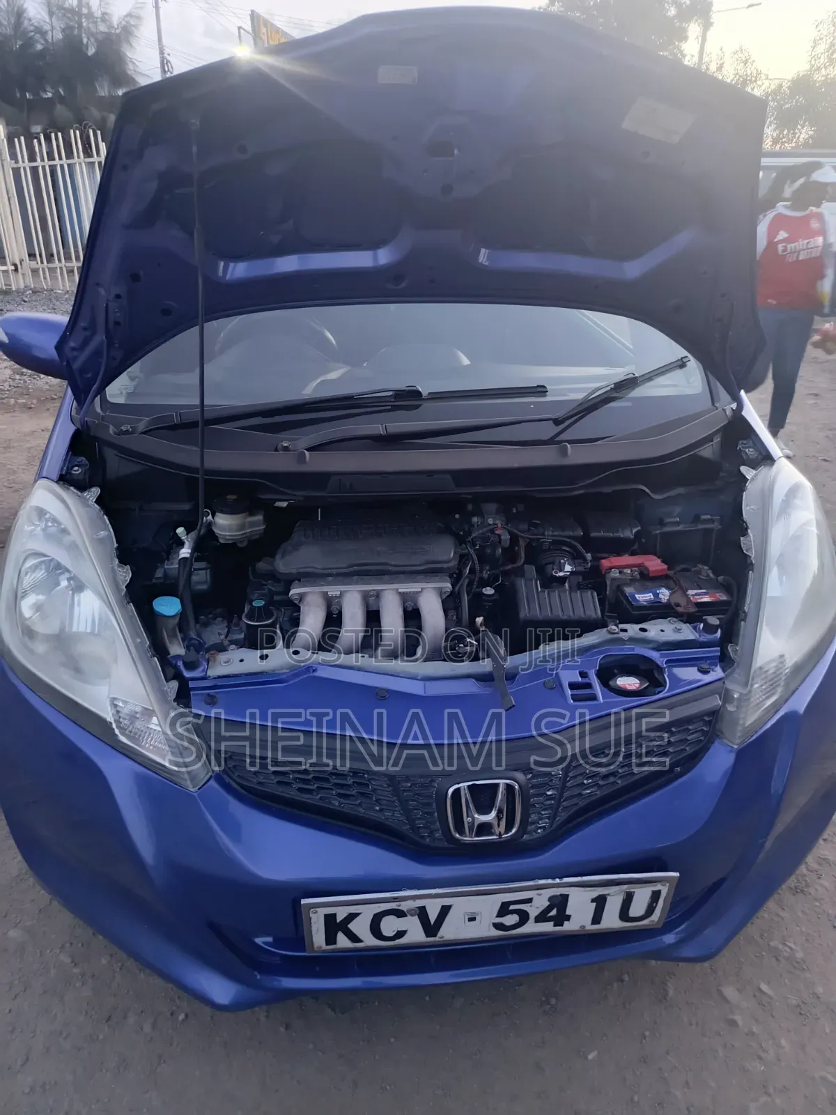 Honda Fit 2012 Blue