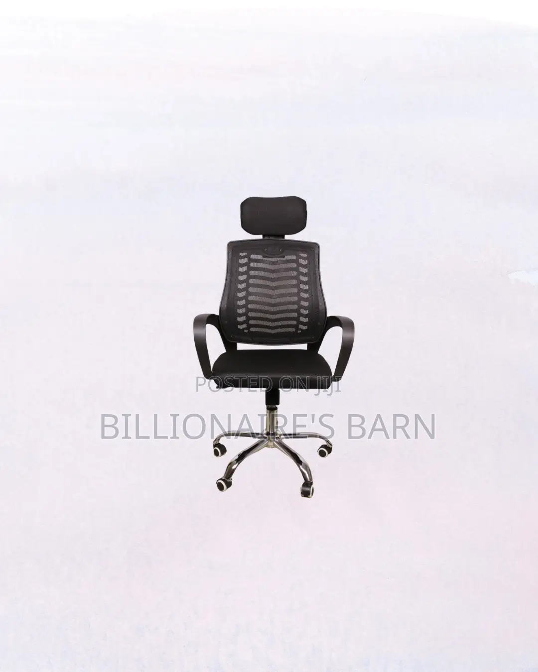 High-Quality Secretarial Chair Adjustable Headrest and Lumbar Support