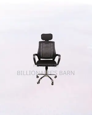 High-Quality Secretarial Chair Adjustable Headrest and Lumbar Support