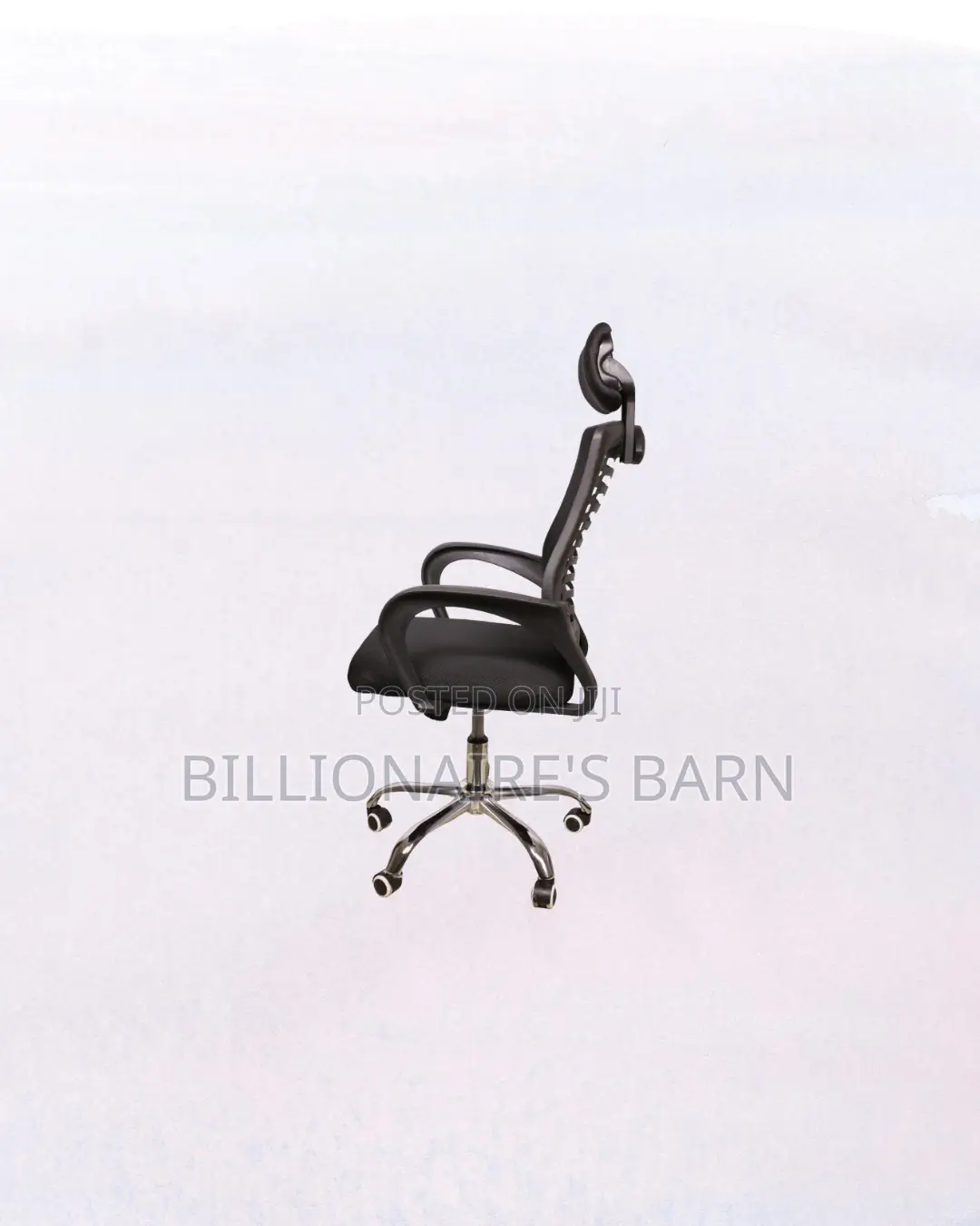 High-Quality Secretarial Chair Adjustable Headrest and Lumbar Support