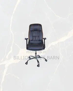 Modern Leather Office Chair High Back Padded Armrests Wide Shipping