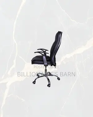 Modern Leather Office Chair High Back Padded Armrests Wide Shipping
