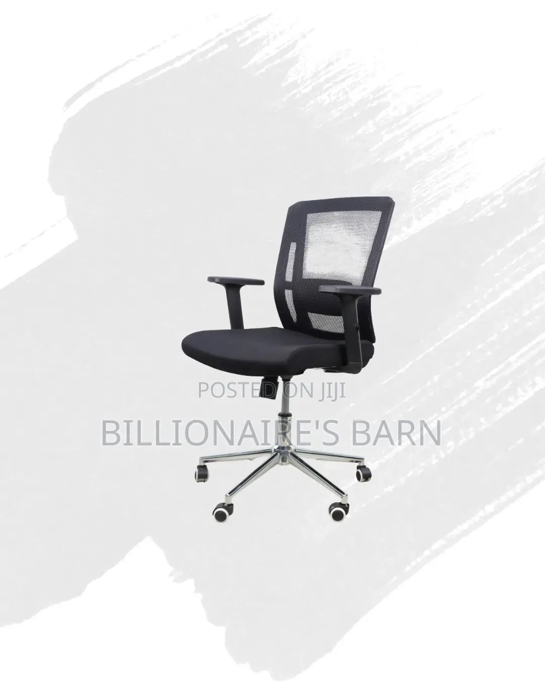 Modern the Barn Origin Chair Mid Back Chrome Base Kenya Wide Shipping