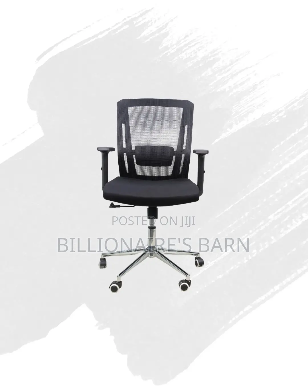 Modern the Barn Origin Chair Mid Back Chrome Base Kenya Wide Shipping