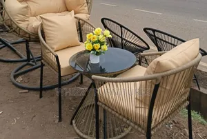New Modern Rattan Balcony Set