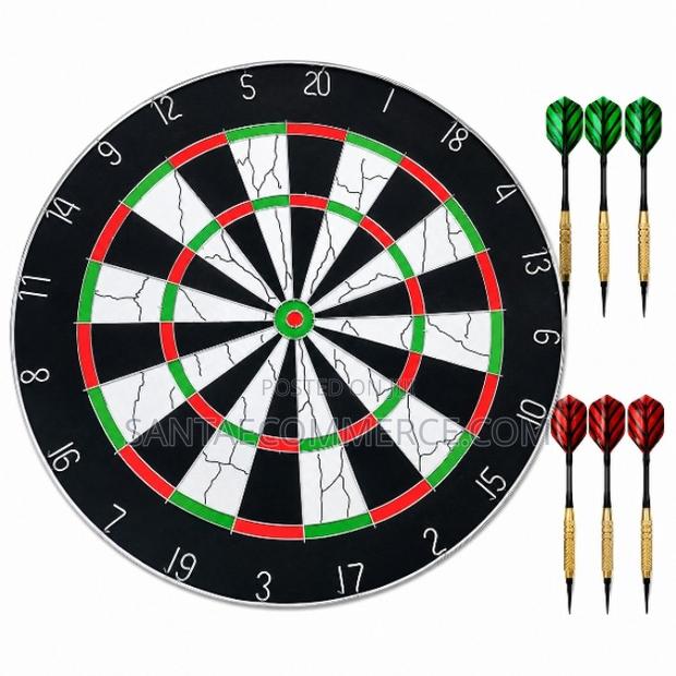 18 Inches Professional Double Sided Dart Board With Darts
