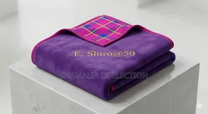 Branded Maasai Fleece Blanket – Warm Stylish