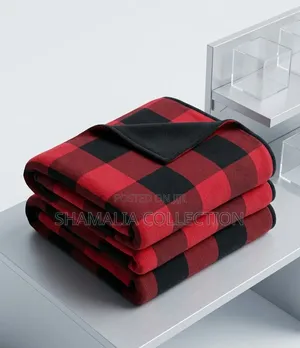 Branded Maasai Fleece Blanket – Warm Stylish