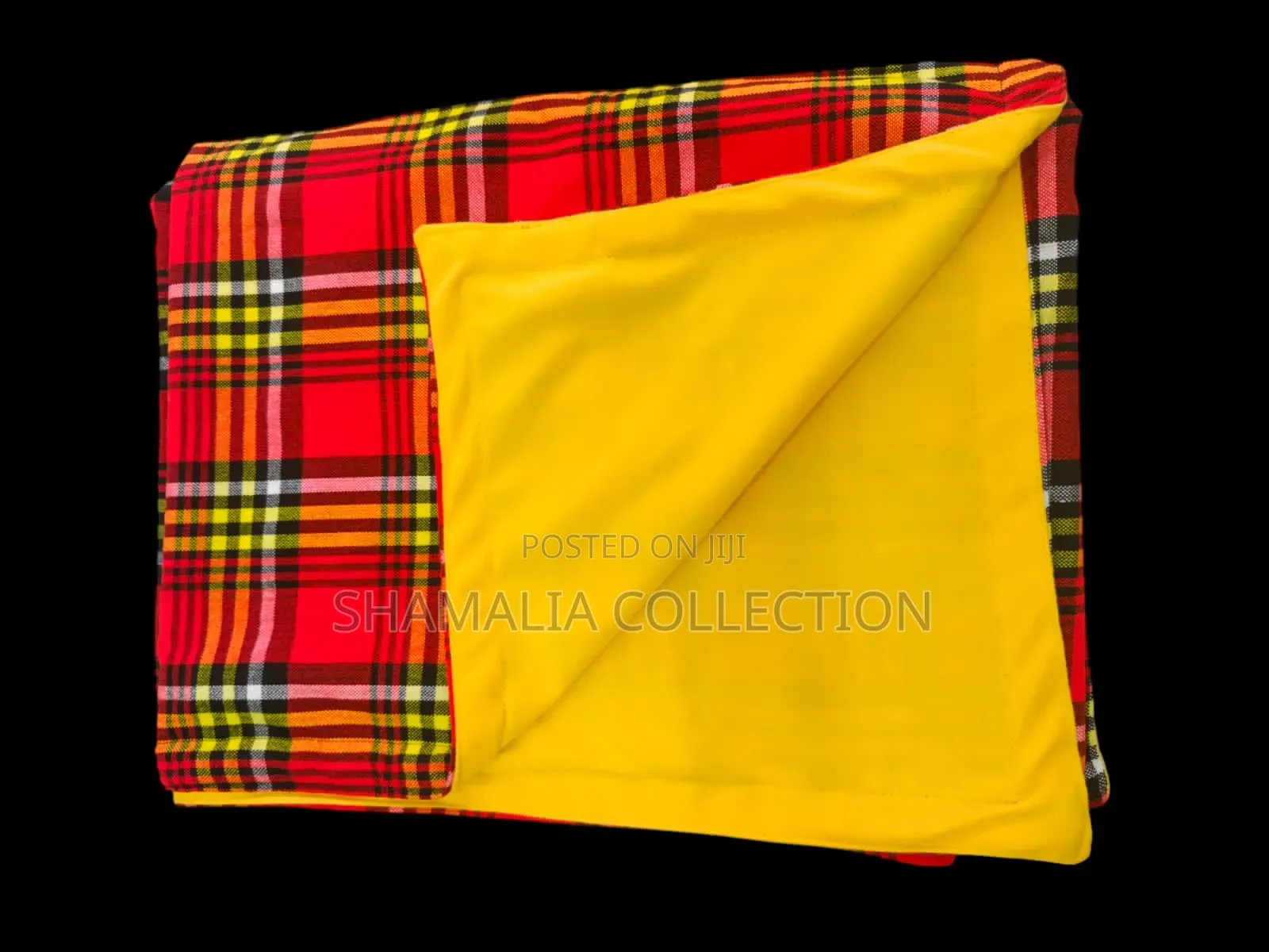 Branded Maasai Fleece Blanket – Warm Stylish