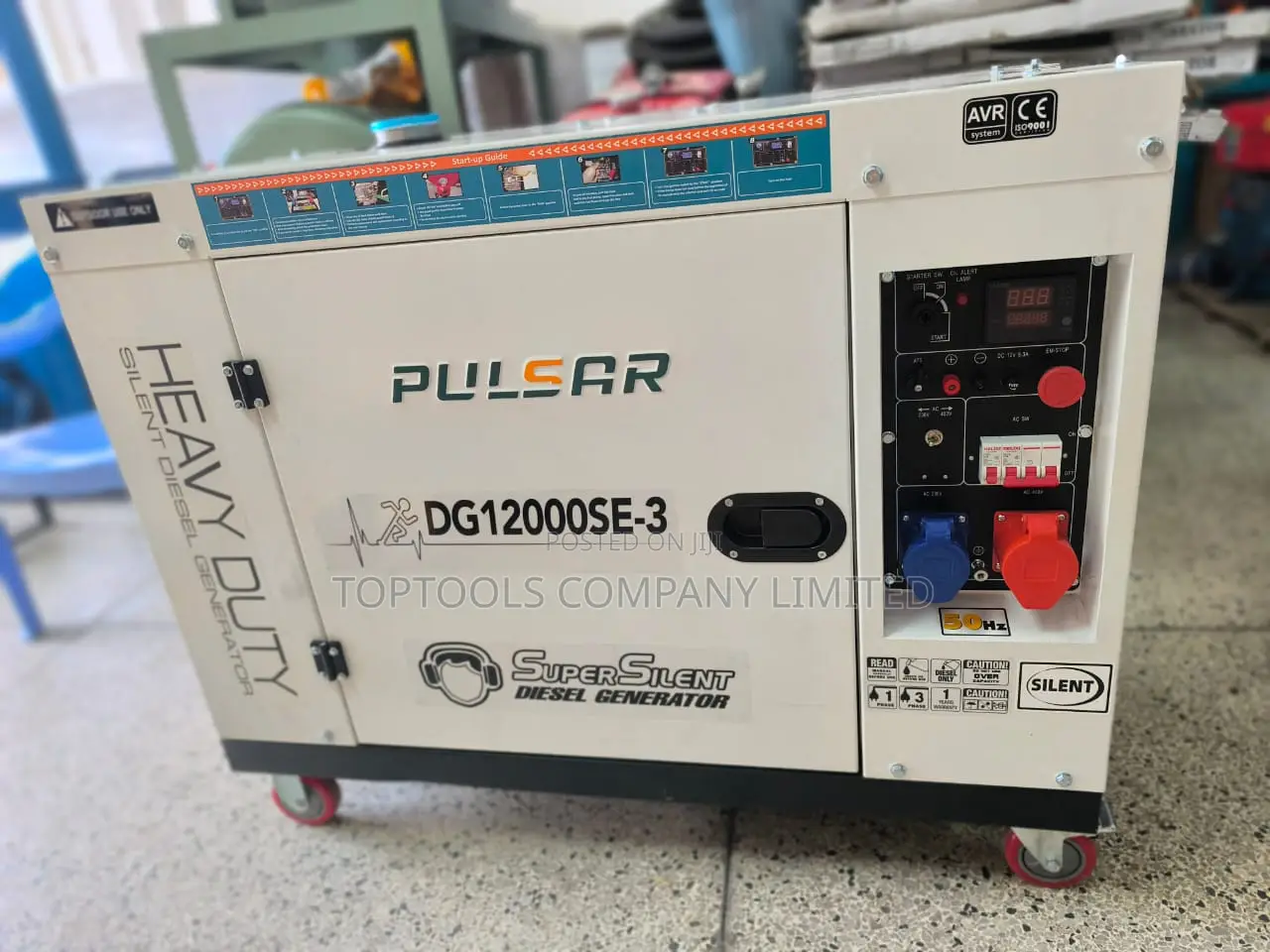 10kva Silent Public Address Diesel Generator Both 3phase and 1phase