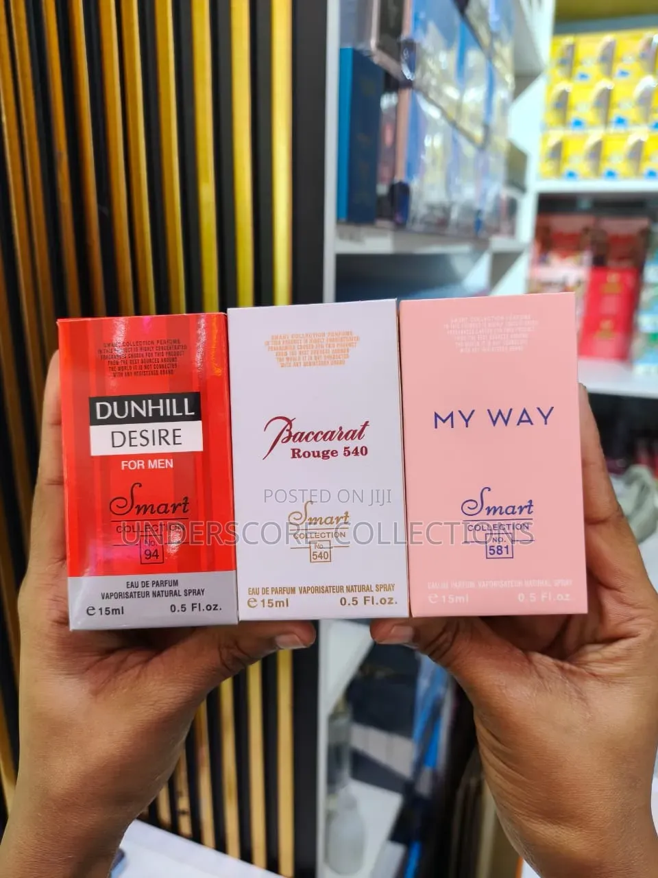 Mini Travel Perfumes-My Way,Dunhill Desire and Baccarat Rouge 540