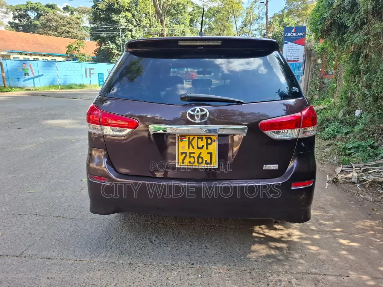 Toyota Wish 2010 Purple