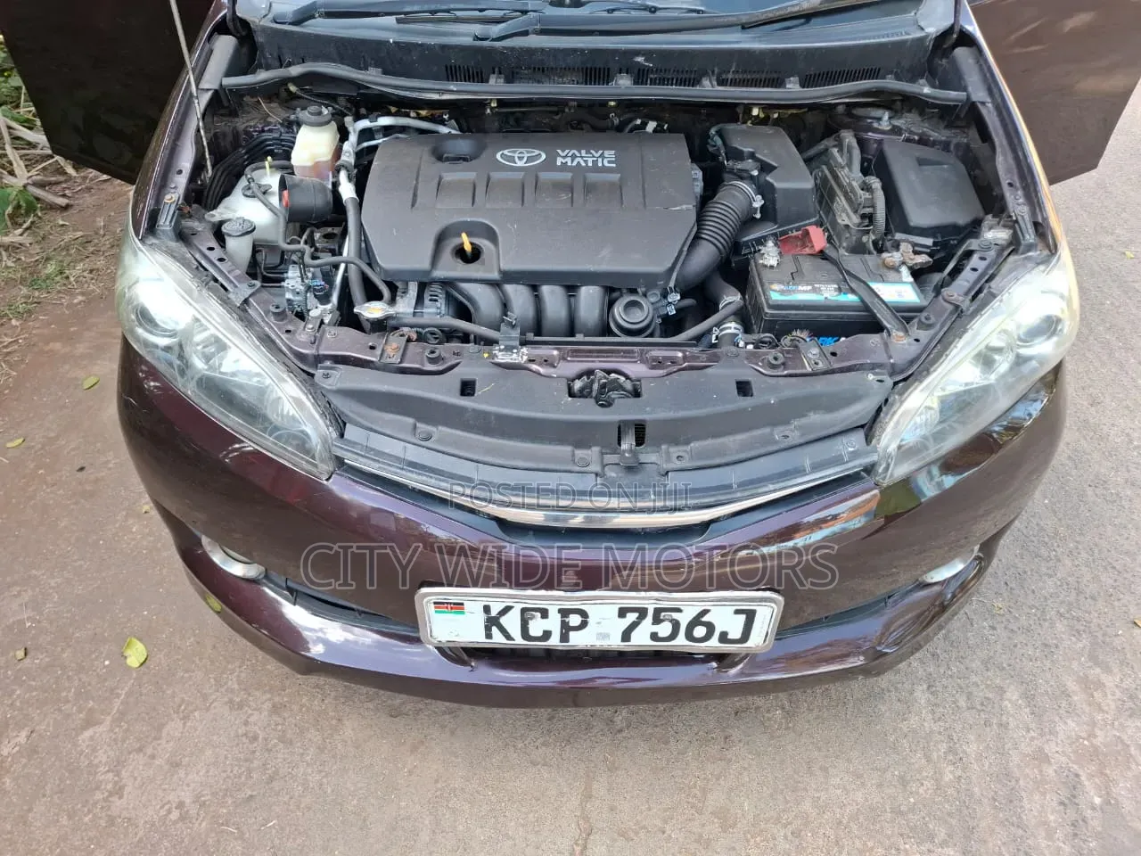 Toyota Wish 2010 Purple