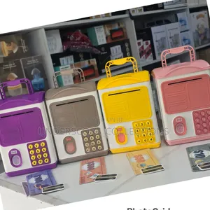 *New Cartoon Finger Print Electronic Piggy Home Bank With Music*