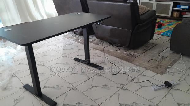 Black Electric Table Adjustable Height