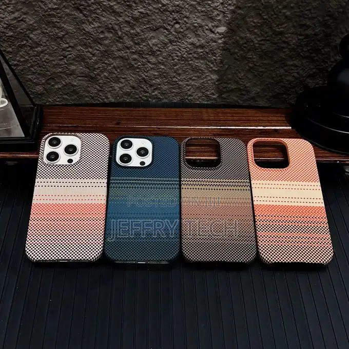 Carbon Fibre Tribal Cover for Apple iPhone 12/12pro