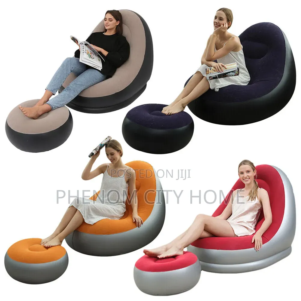 Inflatable Sofa Seat With Stool