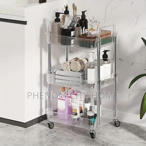 3 Layer Acrylic Trolley Available - thumbnail 2