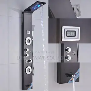 Stainless Steel Shower Panel Set Bather Thermostat Shower