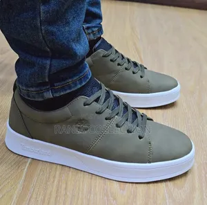Army Green and Black Men Casuals