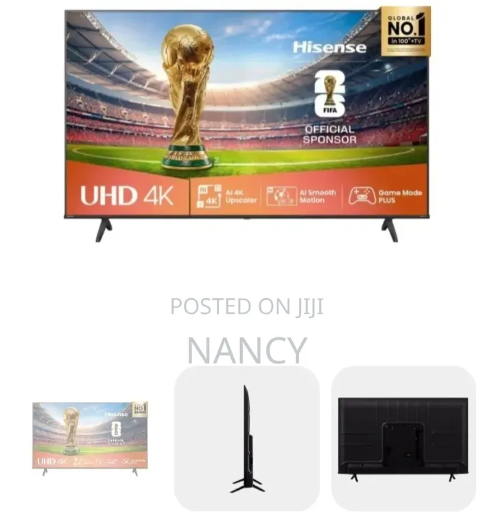 Hisense 43 Inch A6 Series 43a6qken Frameless Uhd Smart Tv