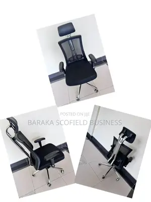 Black Ergonomic High Backed Mesh Office Chair