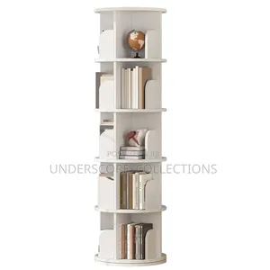 5 Tier 360° Stackable Bookshelf Organizer With Wheels
