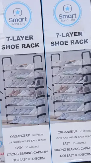 Durable Stainless Steel Free Standing Shoe Rack