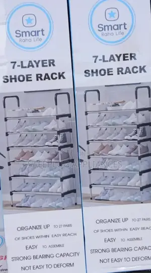 Durable Stainless Steel Free Standing Shoe Rack