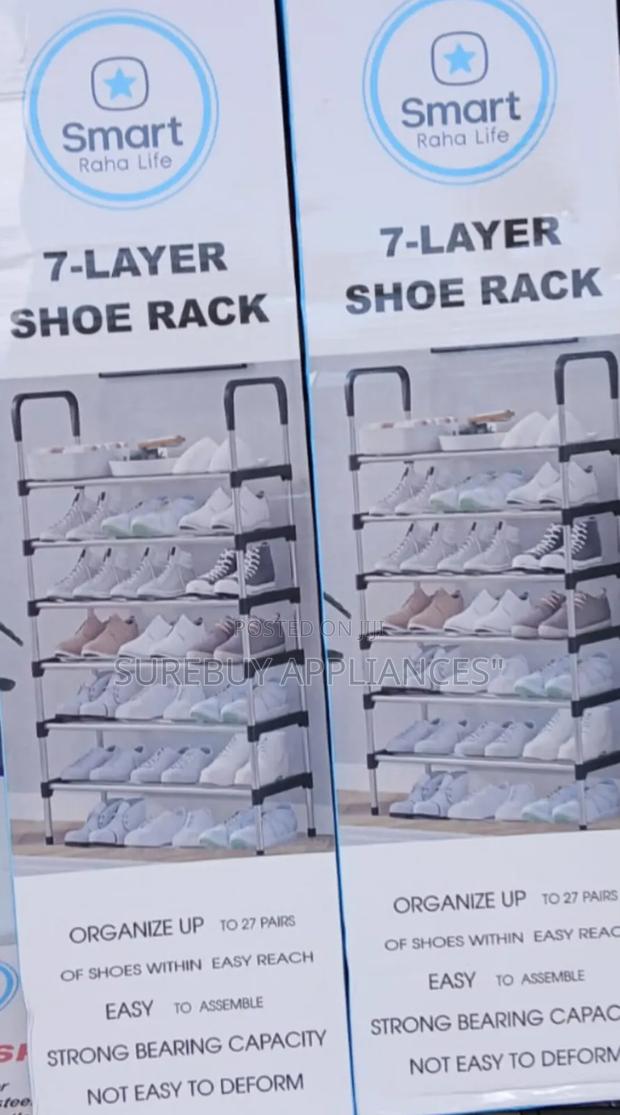 Durable Stainless Steel Free Standing Shoe Rack