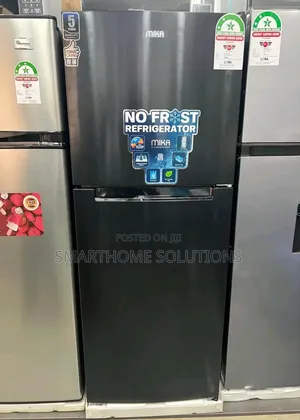 Mika Fridge, 2 Door Top Mount Freezer No Frost, 197l,