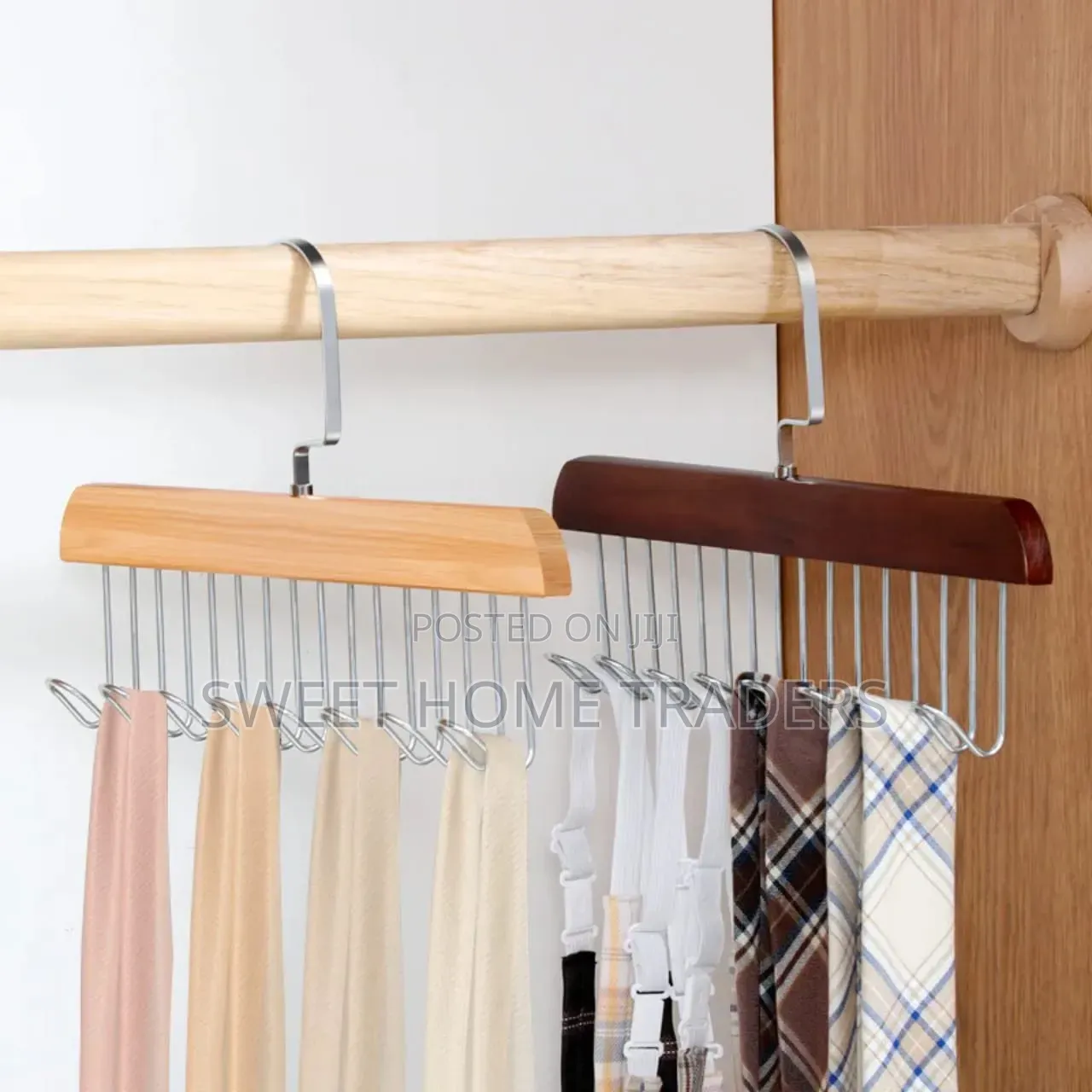 *Wooden Hangers With Hooks*